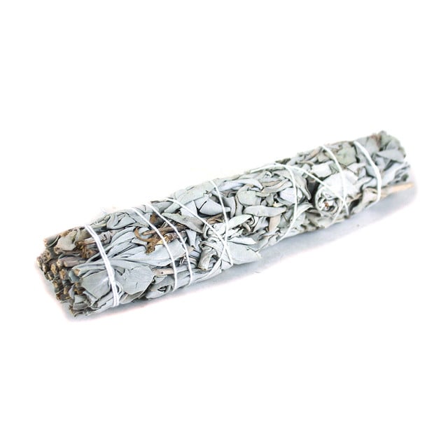 WHITE SAGE SMUDGE STICK (LARGE 7-9") (0.25LBS) image 0