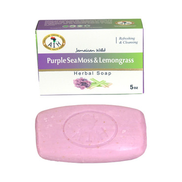 African Indian Herbs (AIH): Purple Sea Moss Soap – 5 oz.