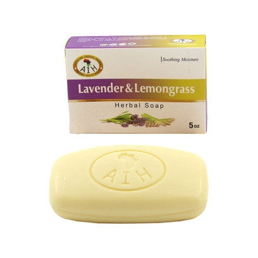 African Indian Herbs (AIH): Lavender Lemongrass Soap – 5 oz.