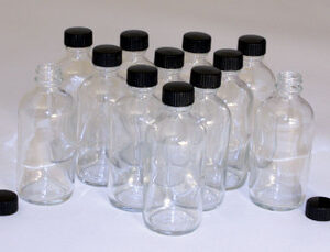 4 oz. Boston Round Bottles – Set Of 12