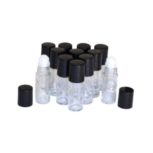 1 oz. Glass ROLL-ON Bottles – Set Of 12