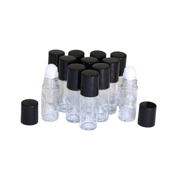 1 oz. Glass ROLL-ON Bottles – Set Of 12