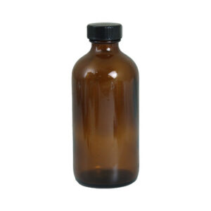 8 oz. Amber Glass Bottle – Set Of 6
