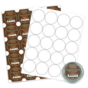 100 2″ Glossy Circle Laser Print Labels