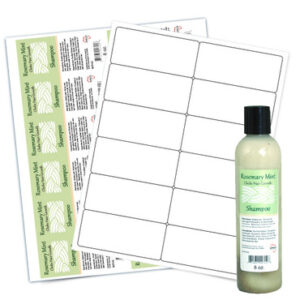 60 – 4″x1¾” Matte Rectangle Labels