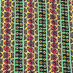 African Print Rasta Fabric 6 Yds
