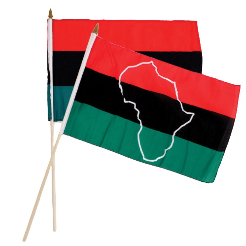 12X18″ AFRICAN AMERICAN STICK FLAG (0.08LBS)