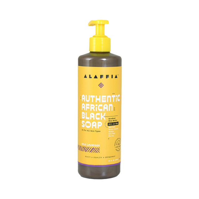 Alaffia African Black Soap Wild Lavender (1.19lbs)