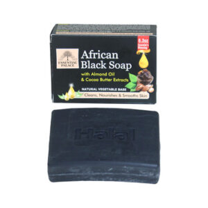 Essential Palace: African Black Soap w/Almond & Cocoa – 6.3 oz.