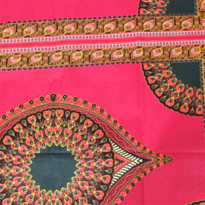 Economy Fabric: Peacock Traditional Print 6 Yd