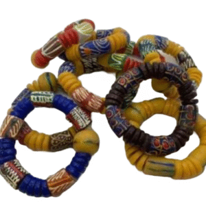 Authentic Ghana Africa Beads Bracelets/ Ghana Beads/Africa Ghana Bead Bracelets/ Unisex Beads Bracelet/ Made In Ghana Baeds.