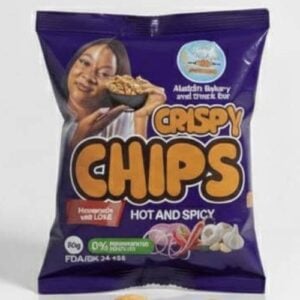 Crispy Chips Hot and Spicy – One Strip (10 pieces) 30g each