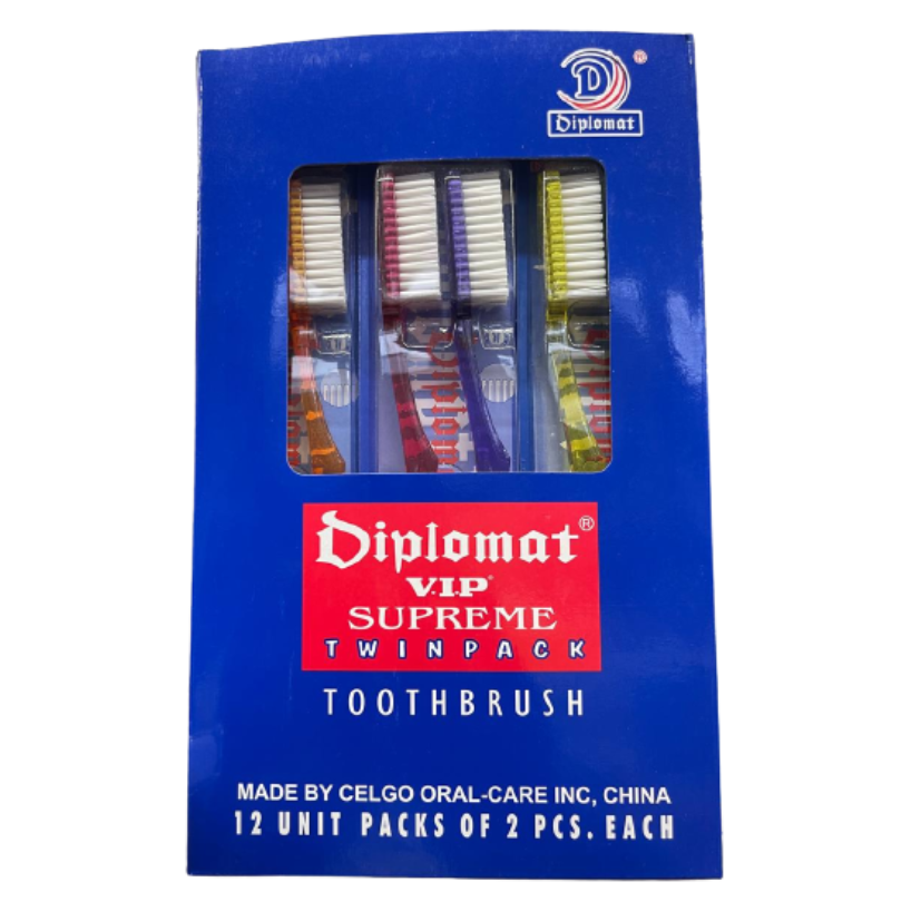 DIPLOMAT VIP TOOTHBRUSH – EXTRA HARD (0.2LBS)