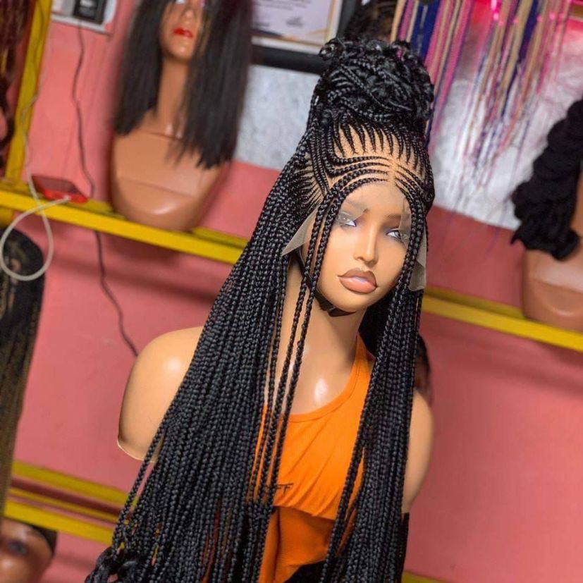 HANDMADE BRAIDED WIG – NO.B6 (1.1LBS)