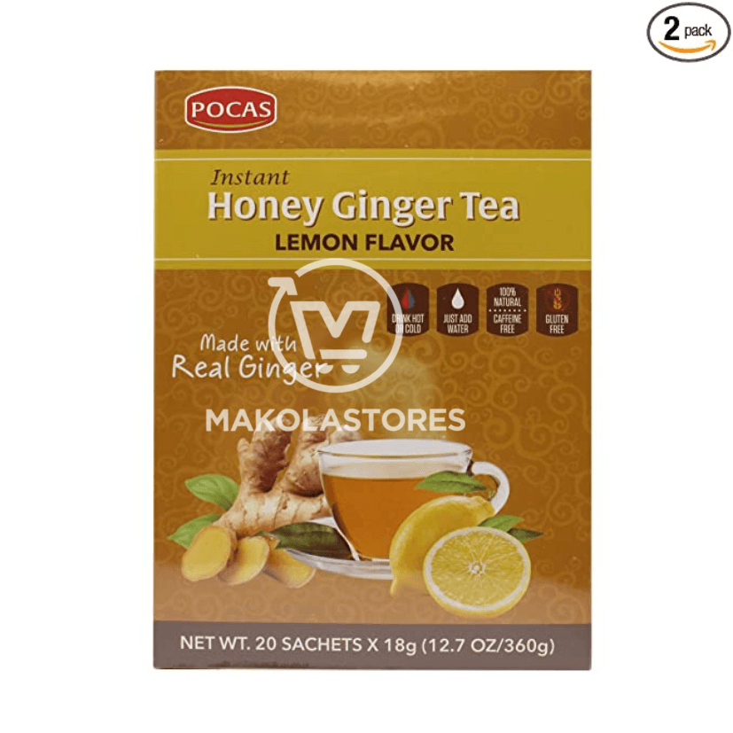POCAS HONEY GINGER TEA LEMON FLAVOR (0.79LBS)