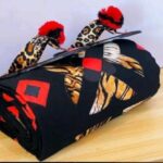 AFRICAN CLOTH WITH NATIVE SANDALS (4.4LBS)