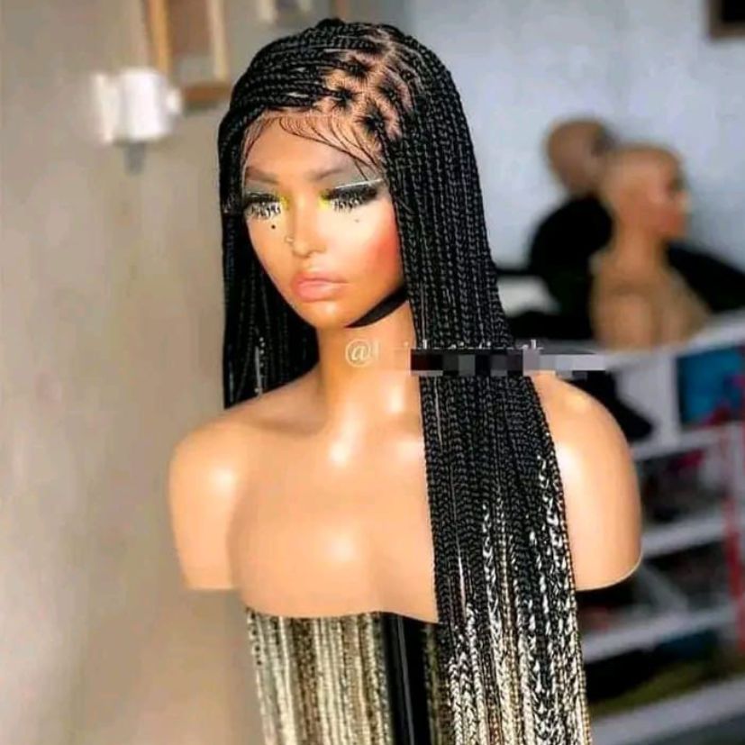 HANDMADE BRAIDED WIG – NO.B9 (1.1LBS)