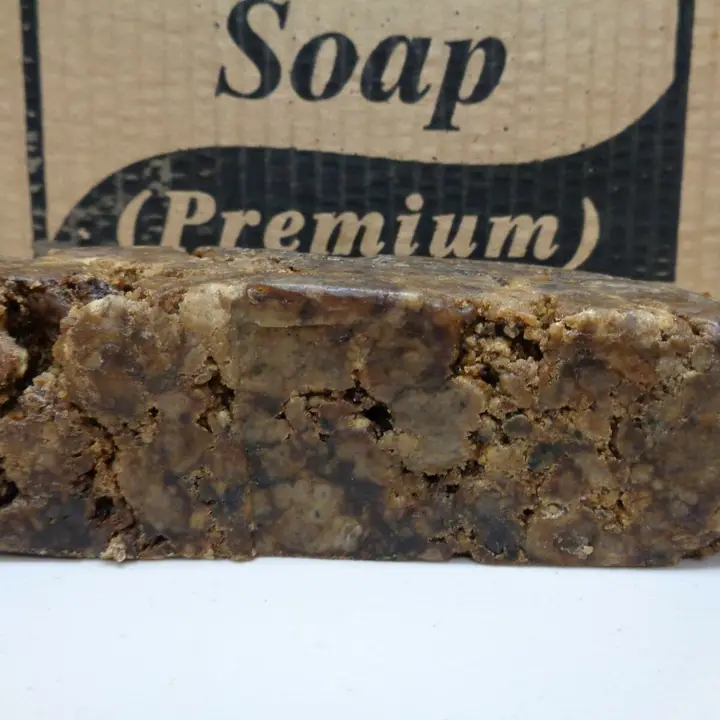 Raw African Black Soap Organic Unrefined From Ghana Premium