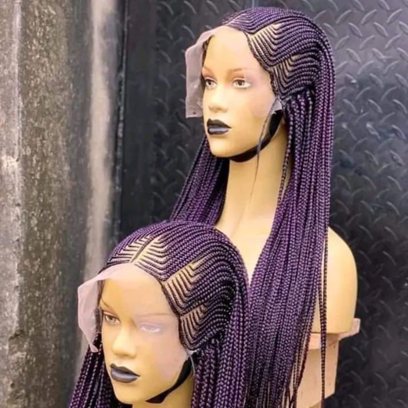 HANDMADE BRAIDED WIG – NO.B8 (1.1LBS)