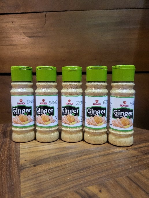5 Pack of Monarch Ginger Powder (100% Pure)