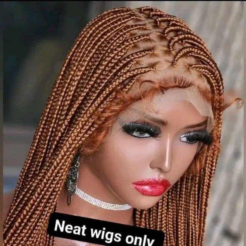 HANDMADE BRAIDED WIG – NO.B1 (1.1LBS)