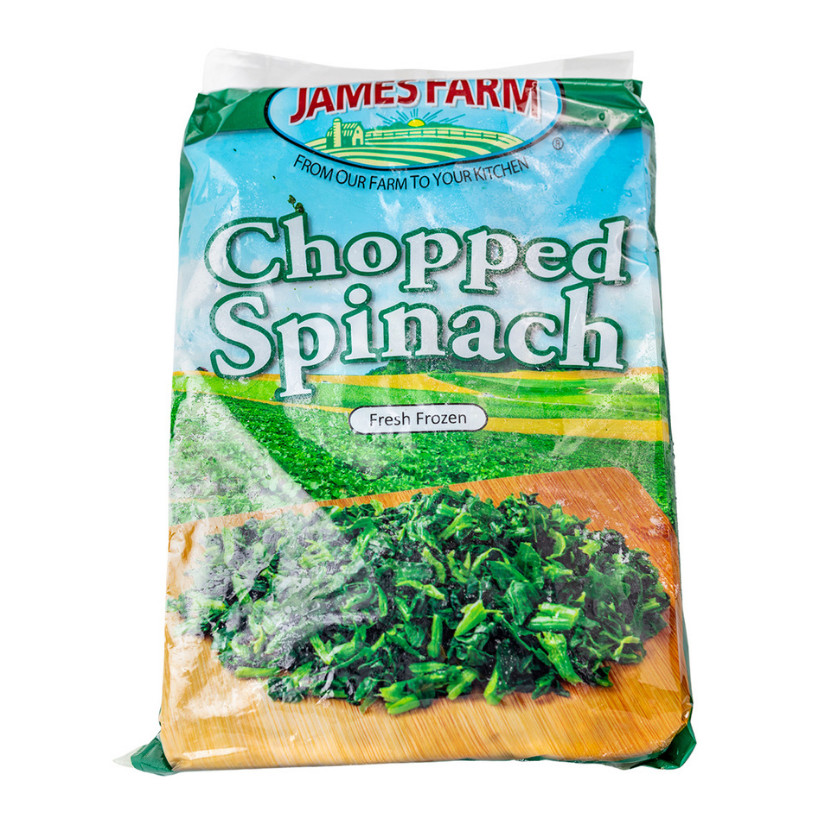 JAMES FARM CHOPPED SPINACH (2LBS)