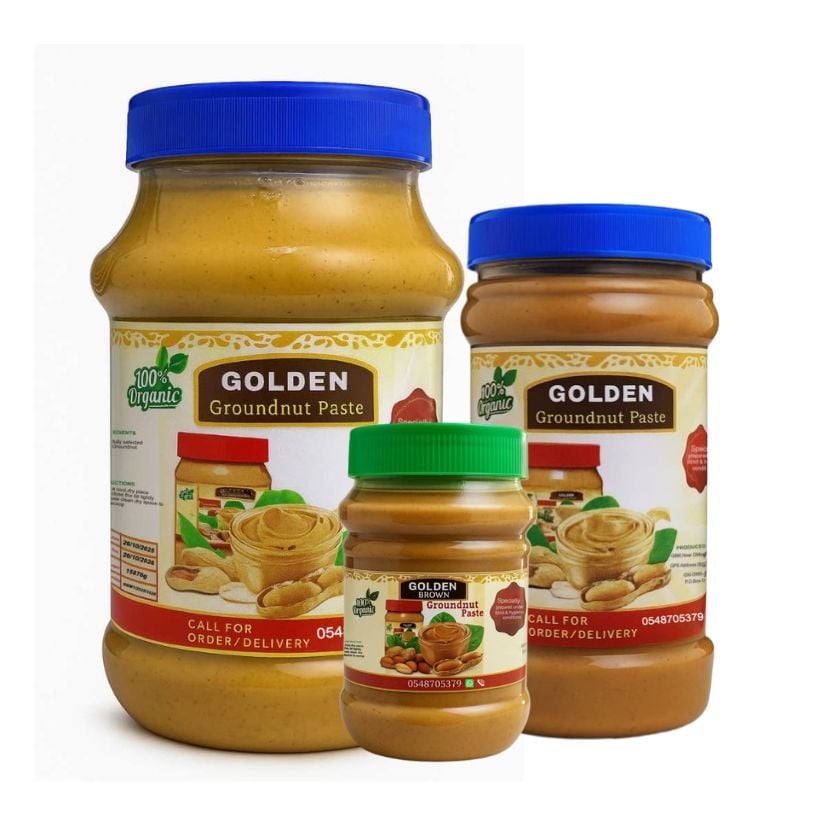 Golden Brown Groundnut Paste