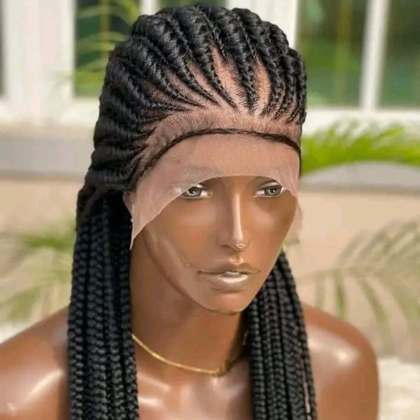 HANDMADE BRAIDED WIG – NO.B10 (1.1LBS)