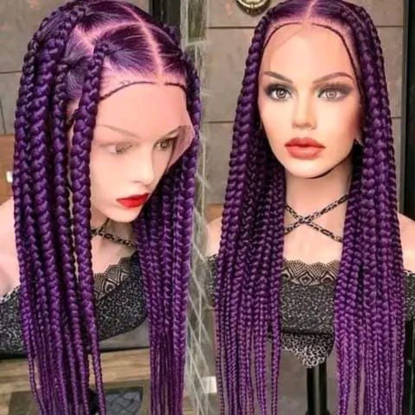 HANDMADE BRAIDED WIG – NO.B18 (1.1LBS)