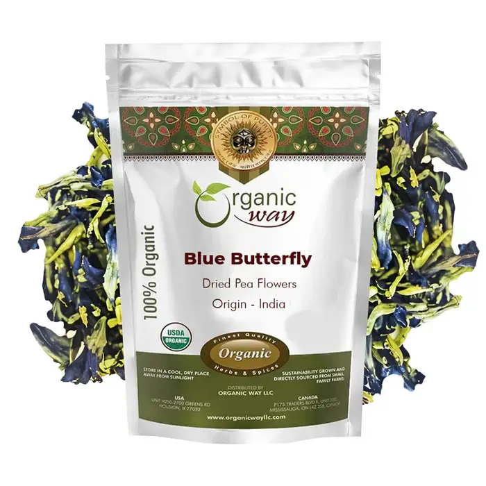 Blue Butterfly Pea Flowers (4 oz)