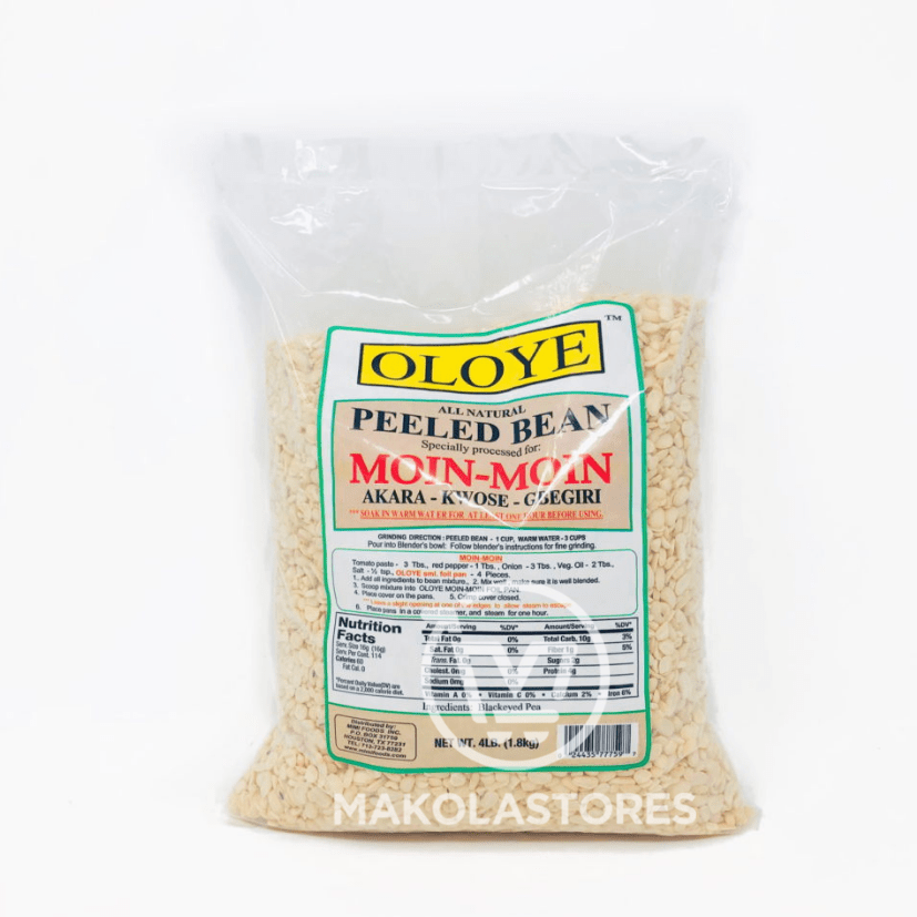 OLOYE-ALL NATURAL PEELED BEAN (2.0LBS)