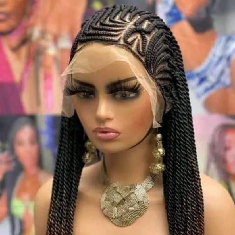 HANDMADE BRAIDED WIG – NO.B12 (1.1LBS)