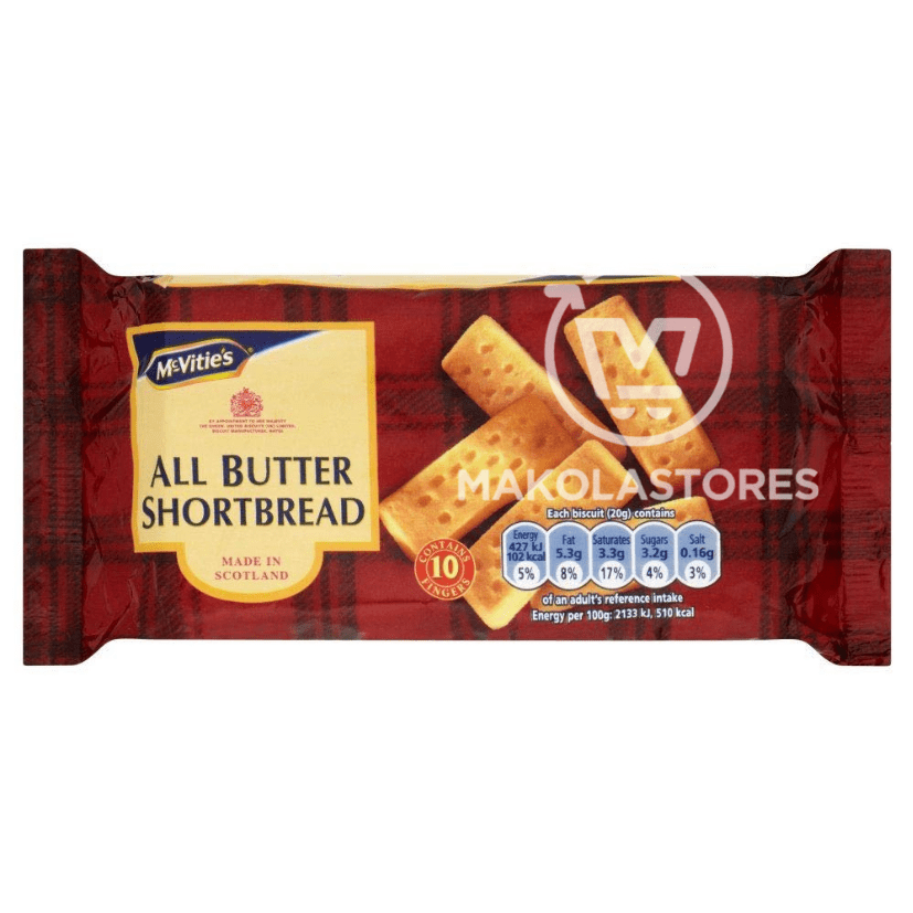MCVITIE’S ALL BUTTER SHORTBREAD (0.33LBS)