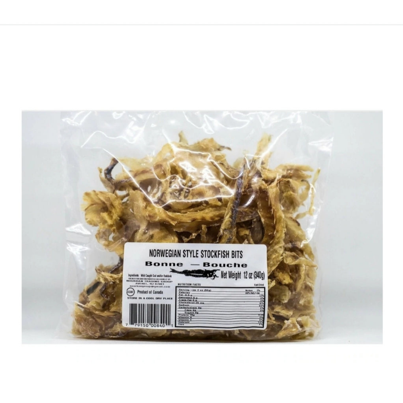 BONE-IN STOCKFISH BITS (0.8LBS)