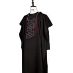 BROWN AFRICAN KAFTAN, TRADITIONAL DASHIKI, AFRICAN CLOTHING, MEN’S KAFTAN