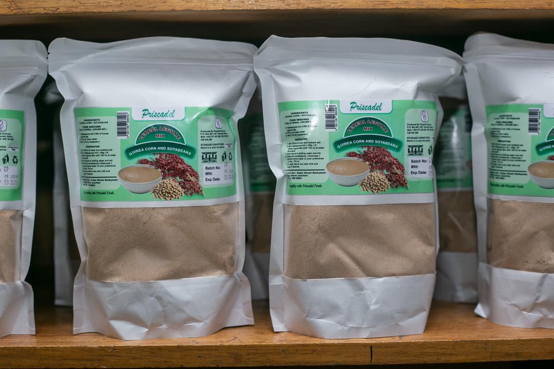 PRISCADEL CEREAL LEGUME MIX – GUINEA CORN AND SOYABEANS, 400G