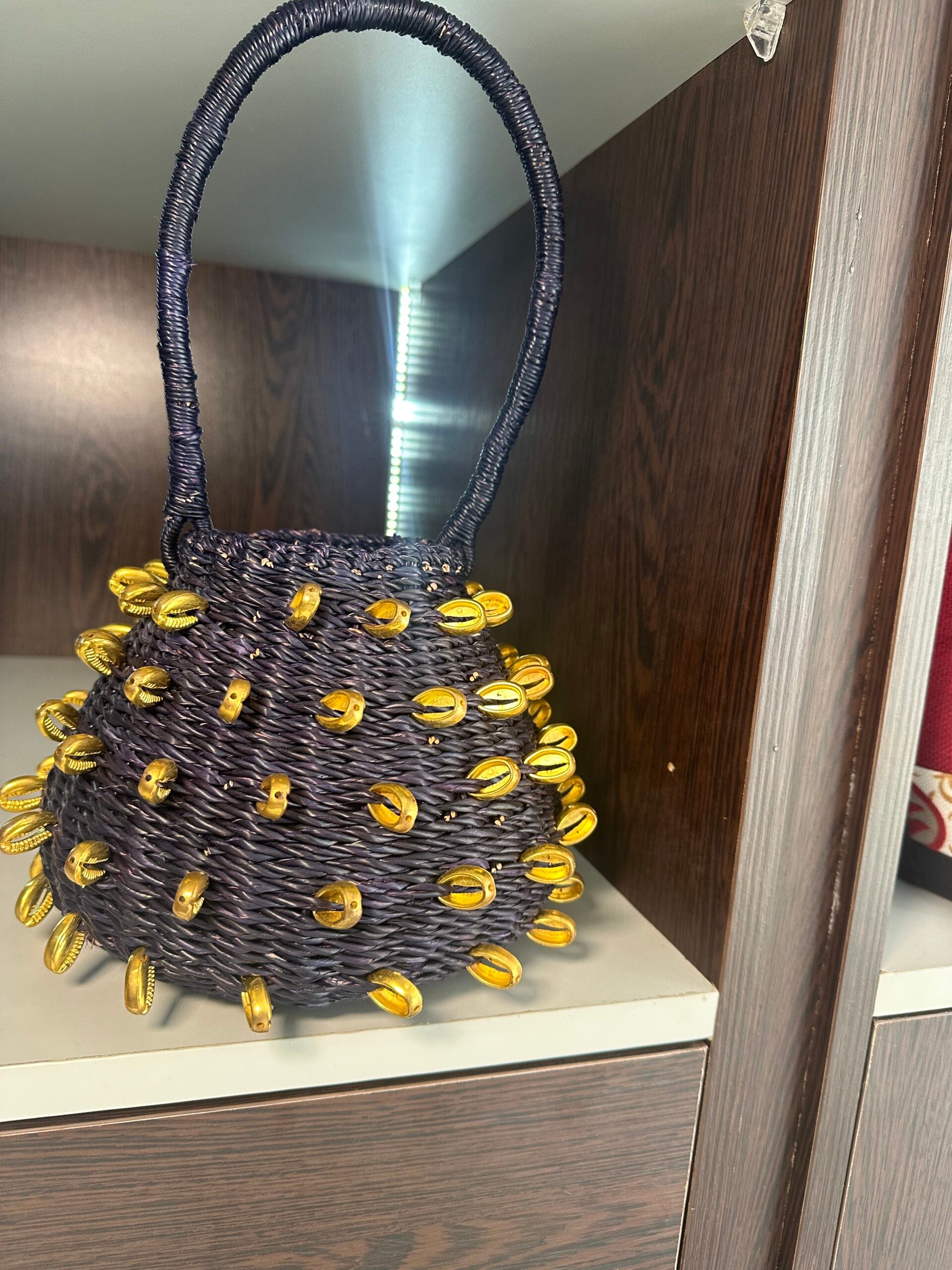 Tipura Yennenga Cowrie Basket Bag