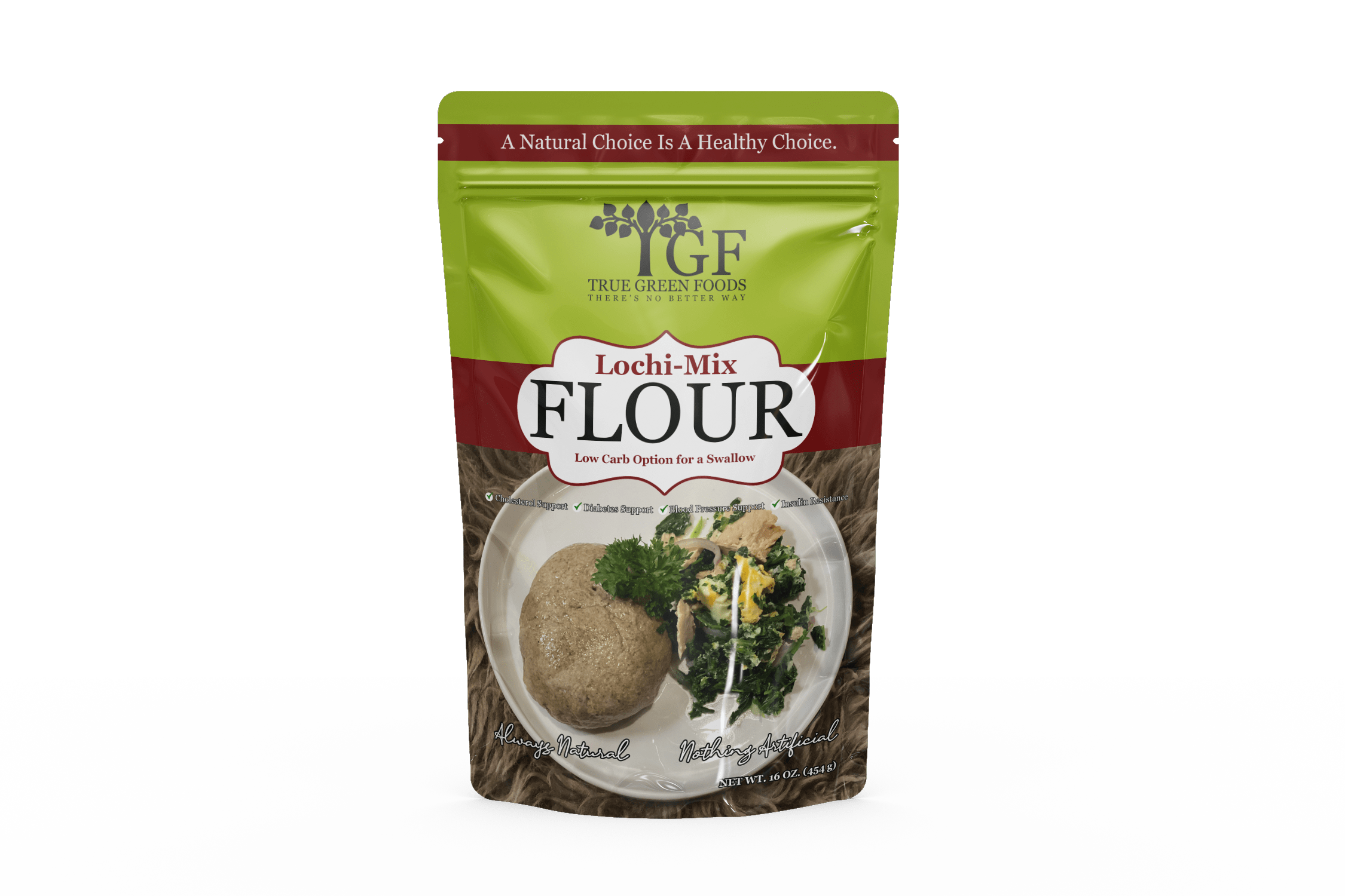 TRUE GREEN FOODS -LOCHI-MIX FLOUR (0.5LBS)