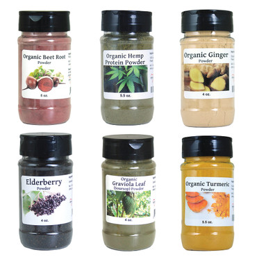 Set Of 6 Herbal Healing Powders