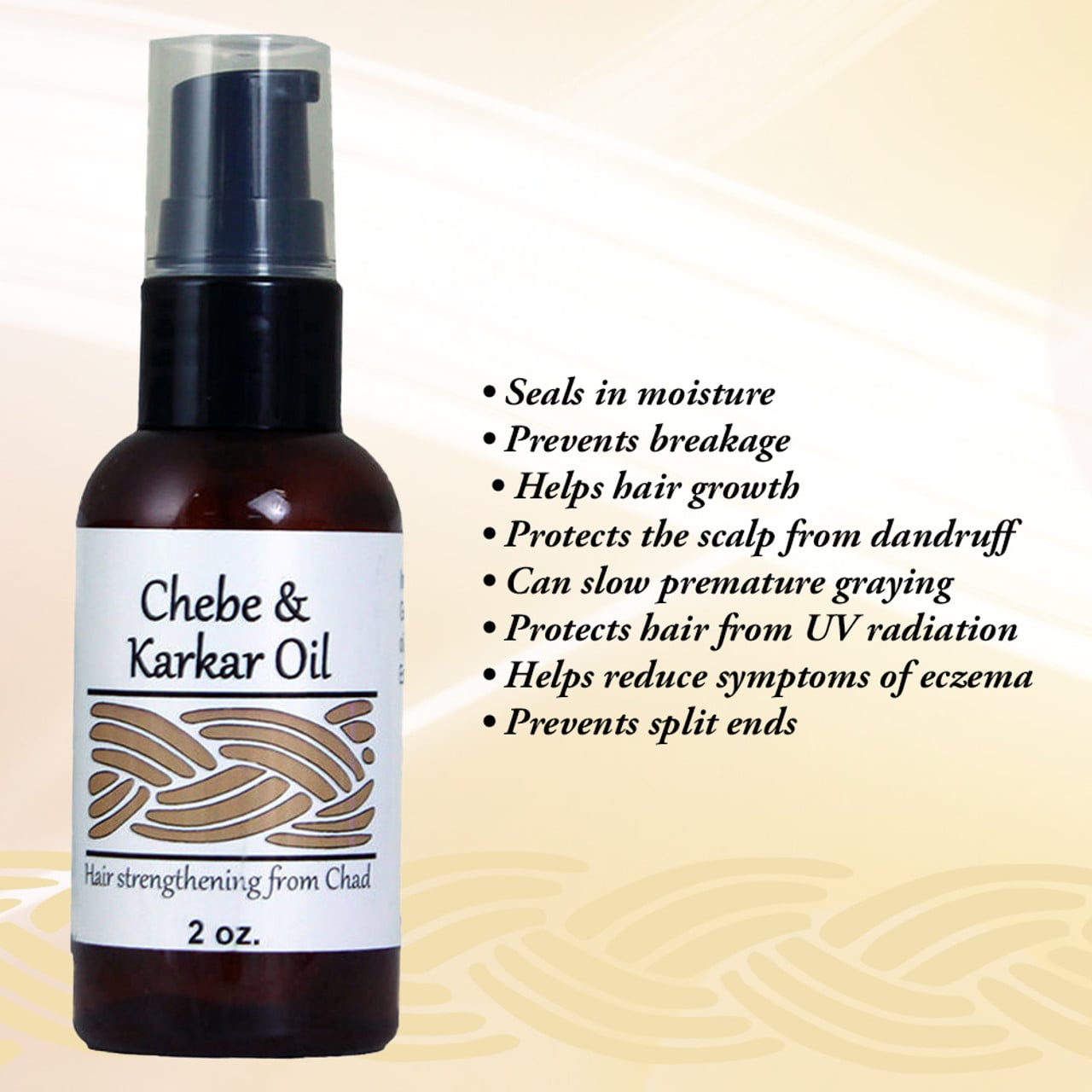 CHEBE & KARKAR HAIR OIL (0.14LBS)