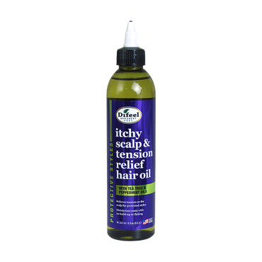 Tea Tree & Peppermint Itchy Scalp & Tension Relief Hair Oil – 8 oz.
