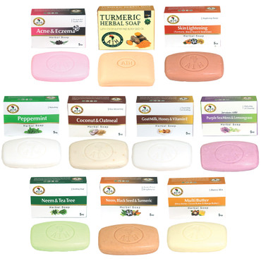 Set Of 10 AIH (African Indian Herbs) Soaps