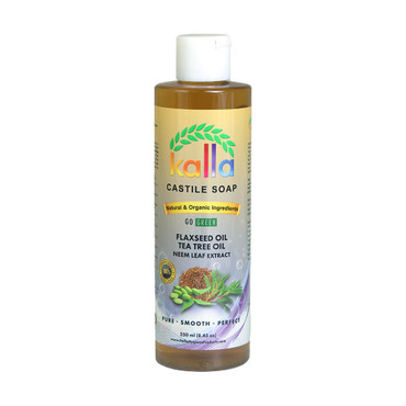 Kalla Castile Soap: Flaxseed & Tea Tree