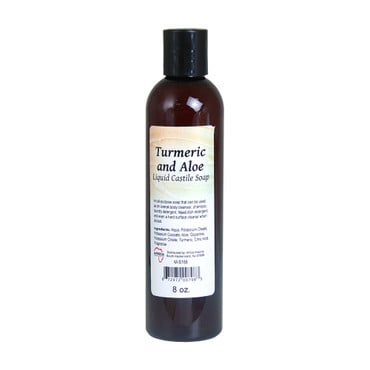 Turmeric & Aloe Liquid Castile Soap  – 8 oz.