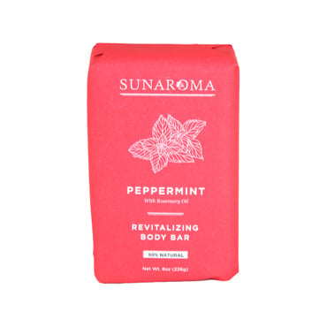 Sunaroma: Peppermint Soap – 8 oz.