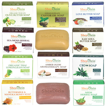 Set Of 10 Shea Olein Soaps