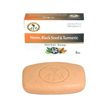 African Indian Herbs (AIH): Neem Black Seed Soap – 5 oz.