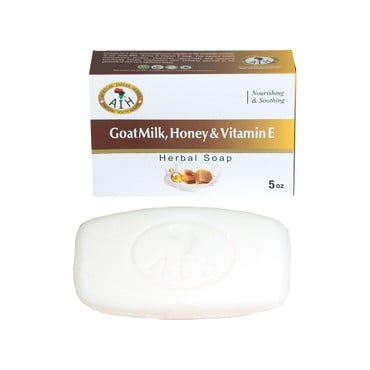 African Indian Herbs (AIH): Goat Milk Honey Soap – 5 oz.