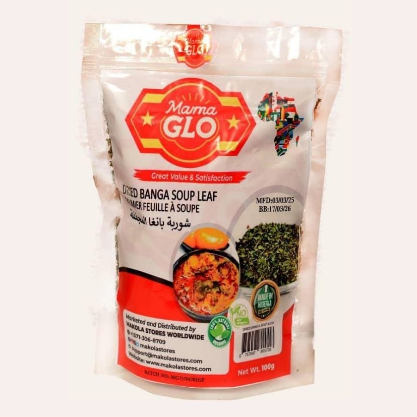 Mama Glo – Dried Banaga Soup Leaf (100g)