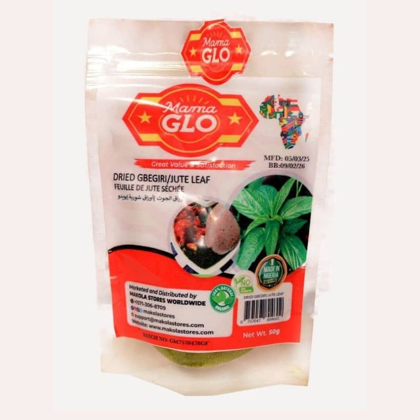 Mama Glo – Dried Ewedo/ Jute Leaf (100g)